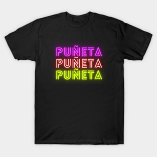 Funny Puerto Rican Neon Puneta T-Shirt